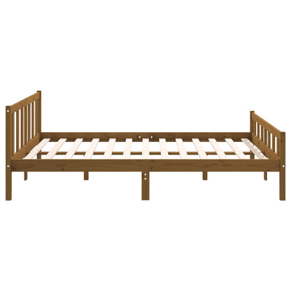 Giroletto senza Materasso Ambrato in Legno di Pino 120x200 cm - homemem39