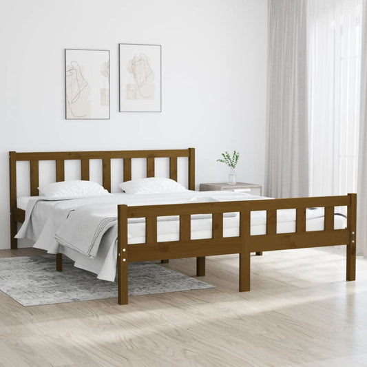 Giroletto senza Materasso Ambra in Legno Massello King Size - homemem39