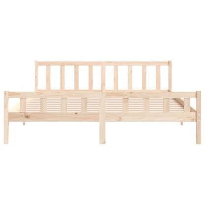 Giroletto senza Materasso in Legno Massello 160x200 cm - homemem39