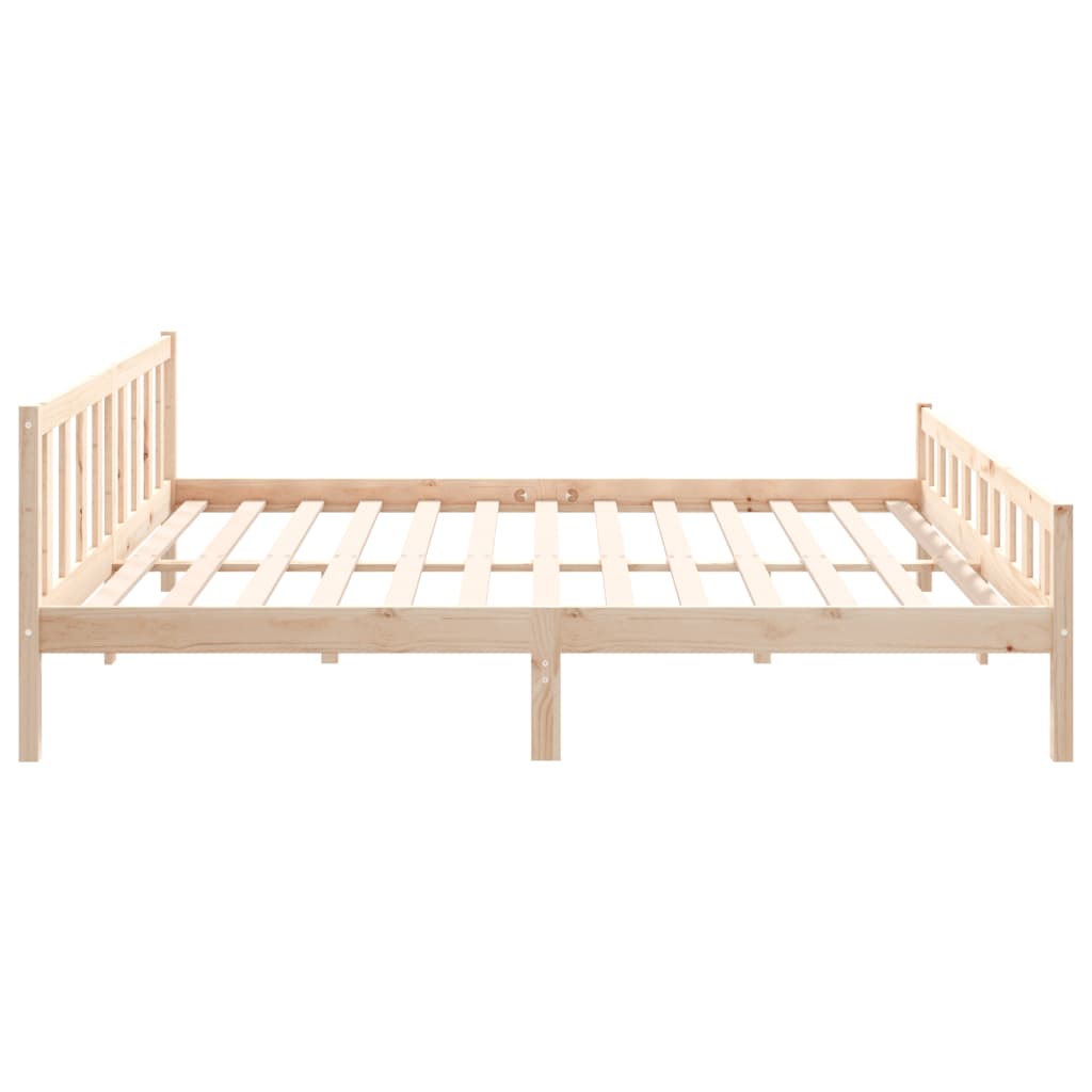 Giroletto senza Materasso in Legno Massello 160x200 cm - homemem39