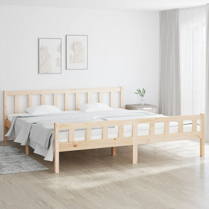 Giroletto senza Materasso in Legno Massello 160x200 cm - homemem39