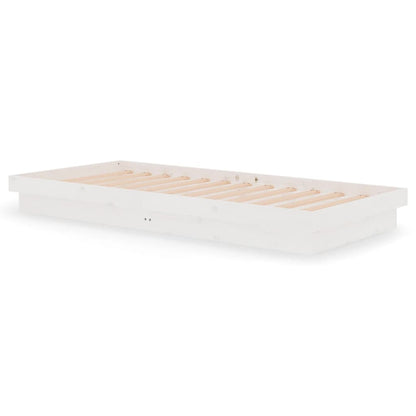 Giroletto Bianco in Legno Massello 90x200 cm | homemem39