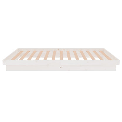 Giroletto Bianco in Legno Massello 100x200 cm - homemem39