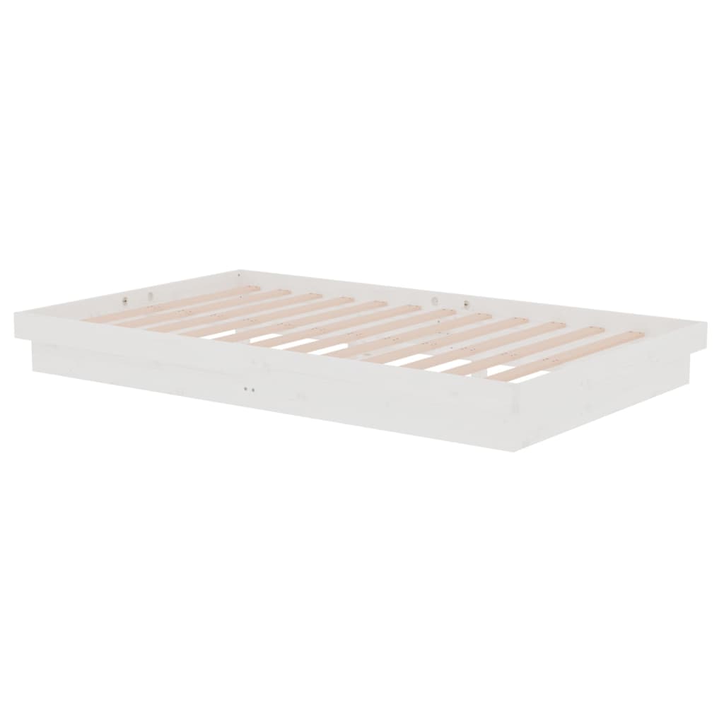 Giroletto Bianco in Legno Massello 120x200 cm | homemem39