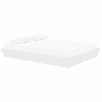 Giroletto Bianco in Legno Massello 150x200 cm King Size - homemem39