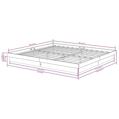 Giroletto in Legno Massello 180x200 cm Super King | homemem39