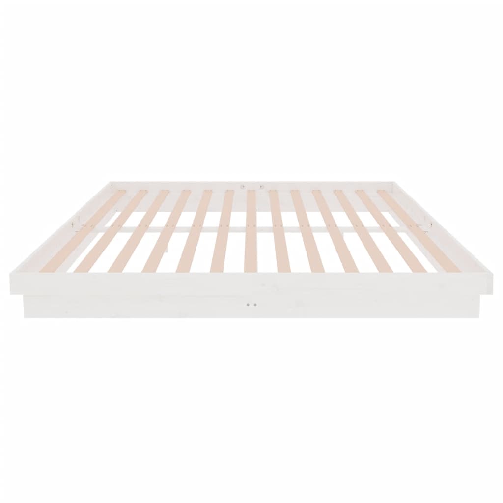 Giroletto Bianco in Legno Massello 200x200 cm - homemem39