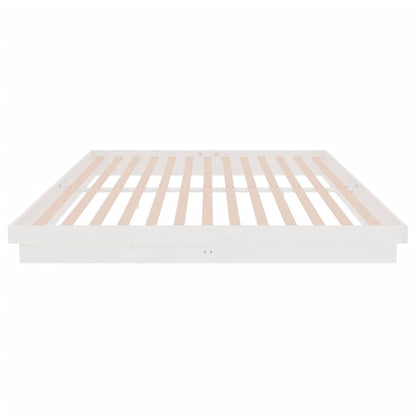 Giroletto Bianco in Legno Massello 200x200 cm - homemem39