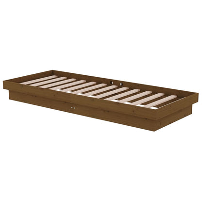 Giroletto senza Materasso Ambra Small Single in Legno Massello | homemem39