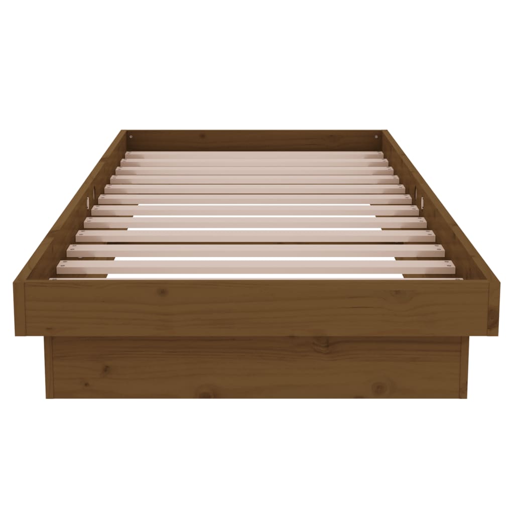Giroletto senza Materasso Ambra Small Single in Legno Massello - homemem39