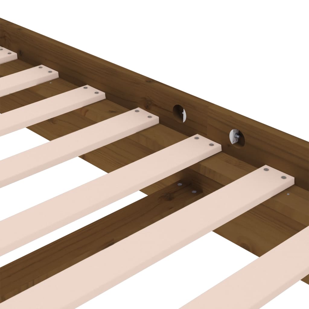 Giroletto senza Materasso Ambra Small Single in Legno Massello - homemem39