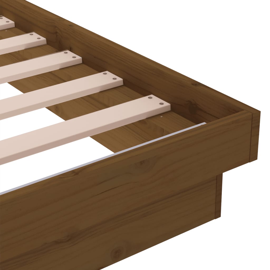 Giroletto senza Materasso Ambra Small Single in Legno Massello - homemem39