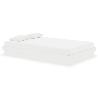Giroletto Bianco in Legno Massello 120x190 cm Small Double - homemem39