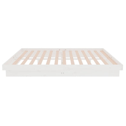Giroletto Bianco in Legno Massello 135x190 cm Double - homemem39
