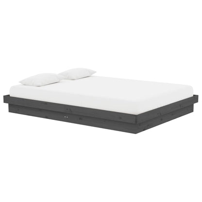 Giroletto Grigio in Legno Massello 140x190 cm - homemem39