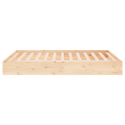 Giroletto senza Materasso in Legno Massello 200x200 cm - homemem39