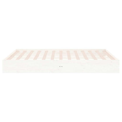 Giroletto Bianco in Legno Massello 160x200 cm