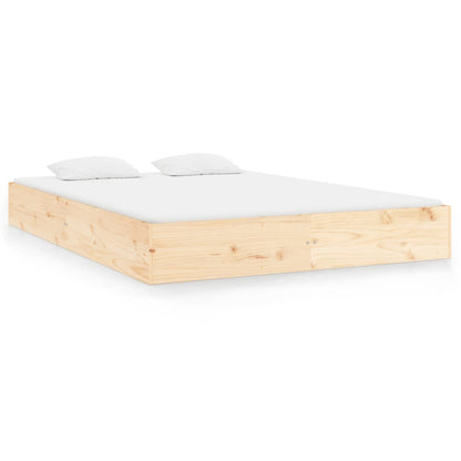 Giroletto senza Materasso Ambrato in Legno Massello 140x200 cm | homemem39