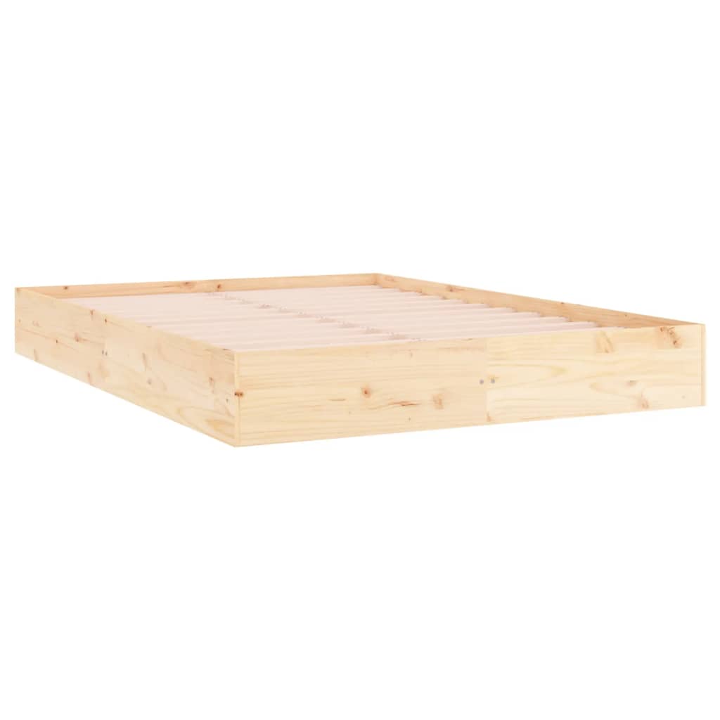 Giroletto senza Materasso Ambrato in Legno Massello 140x200 cm | homemem39