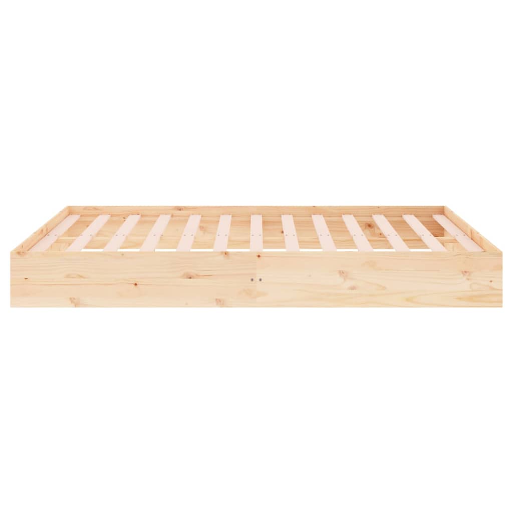 Giroletto senza Materasso Ambrato in Legno Massello 140x200 cm | homemem39