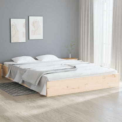 Giroletto senza Materasso Ambrato in Legno Massello 140x200 cm | homemem39