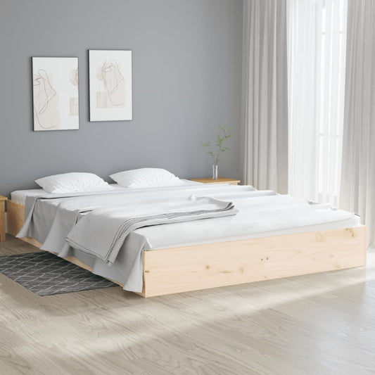 Giroletto senza Materasso Ambrato in Legno Massello 140x200 cm | homemem39