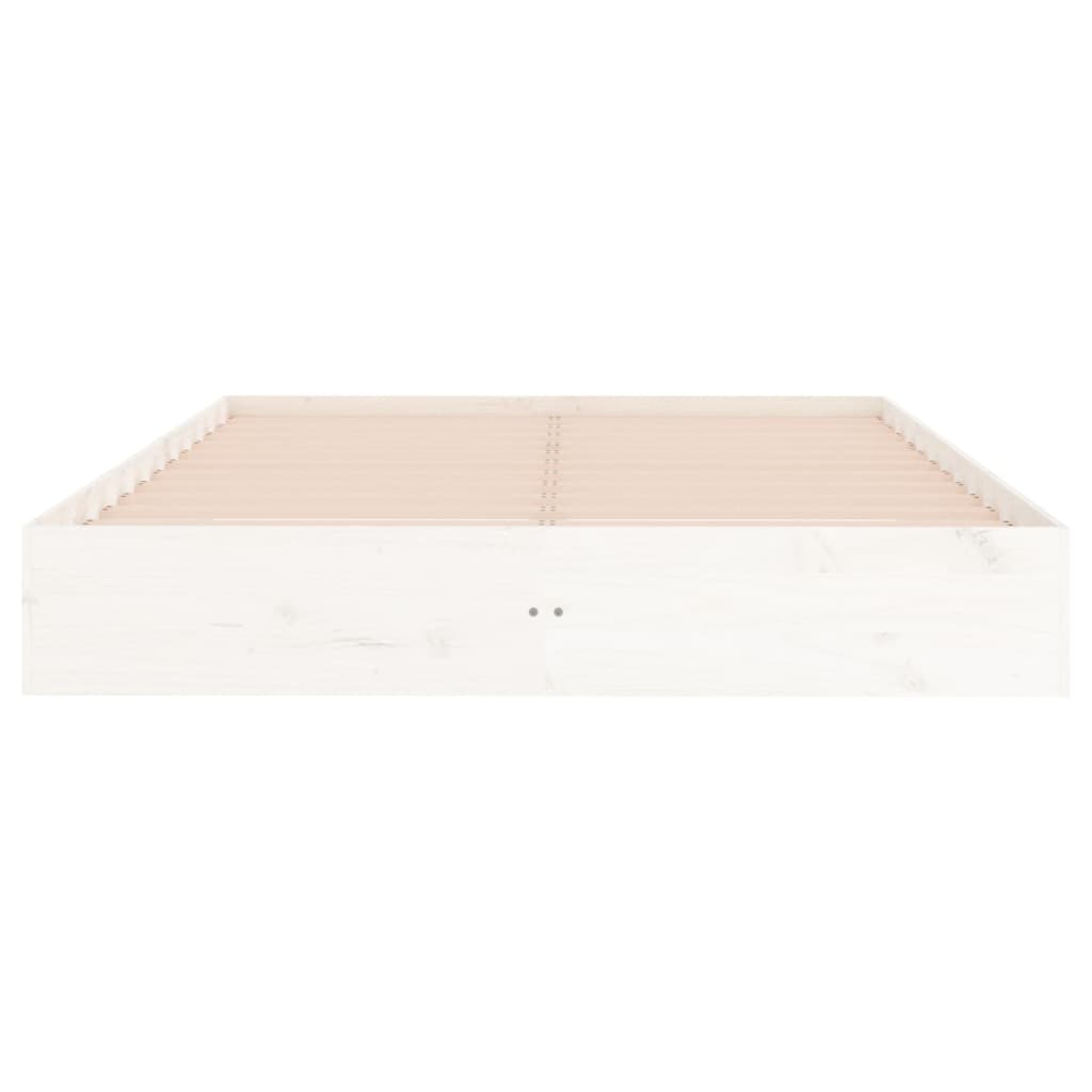 Giroletto Bianco in Legno Massello 120x200 cm - homemem39