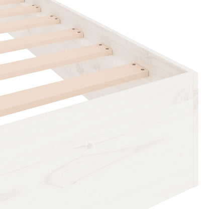 Giroletto Bianco in Legno Massello 90x200 cm - homemem39