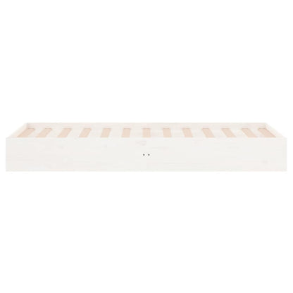 Giroletto Bianco in Legno Massello 90x190 cm Single