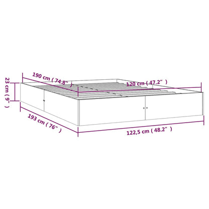 Giroletto in Legno Massello 120x190 cm Small Double