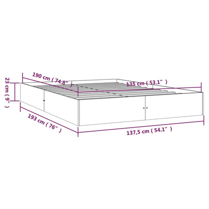 Giroletto in Legno Massello 135x190 cm Double - homemem39