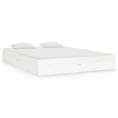 Giroletto Bianco in Legno Massello 135x190 cm Double - homemem39