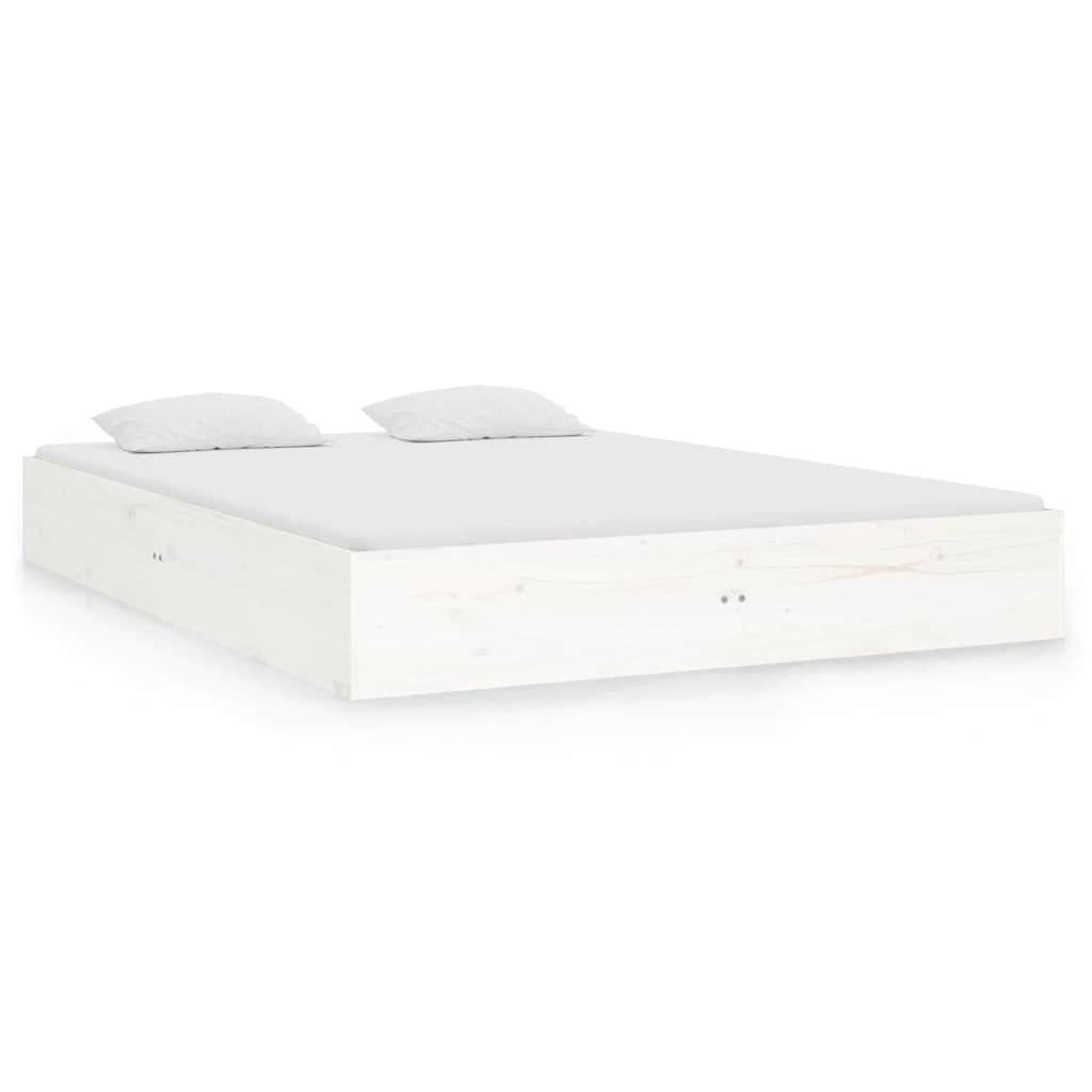 Giroletto Bianco in Legno Massello 135x190 cm Double