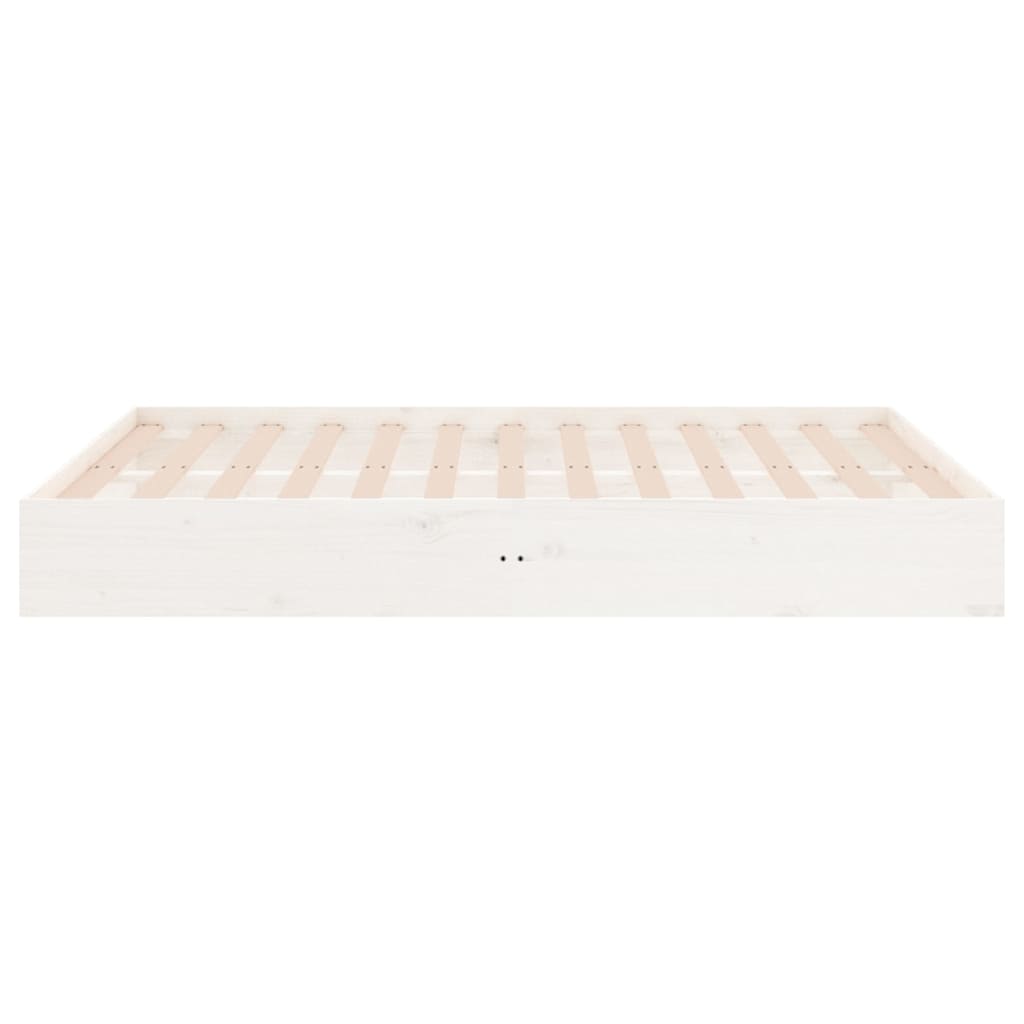 Giroletto Bianco in Legno Massello 135x190 cm Double