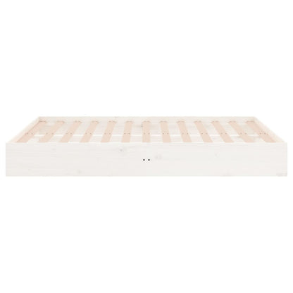 Giroletto Bianco in Legno Massello 135x190 cm Double