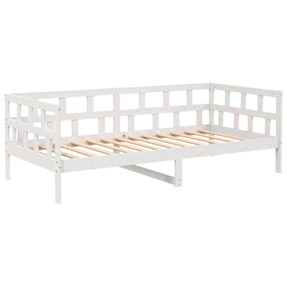Dormeuse Bianca in Legno Massello di Pino 90x190 cm | homemem39
