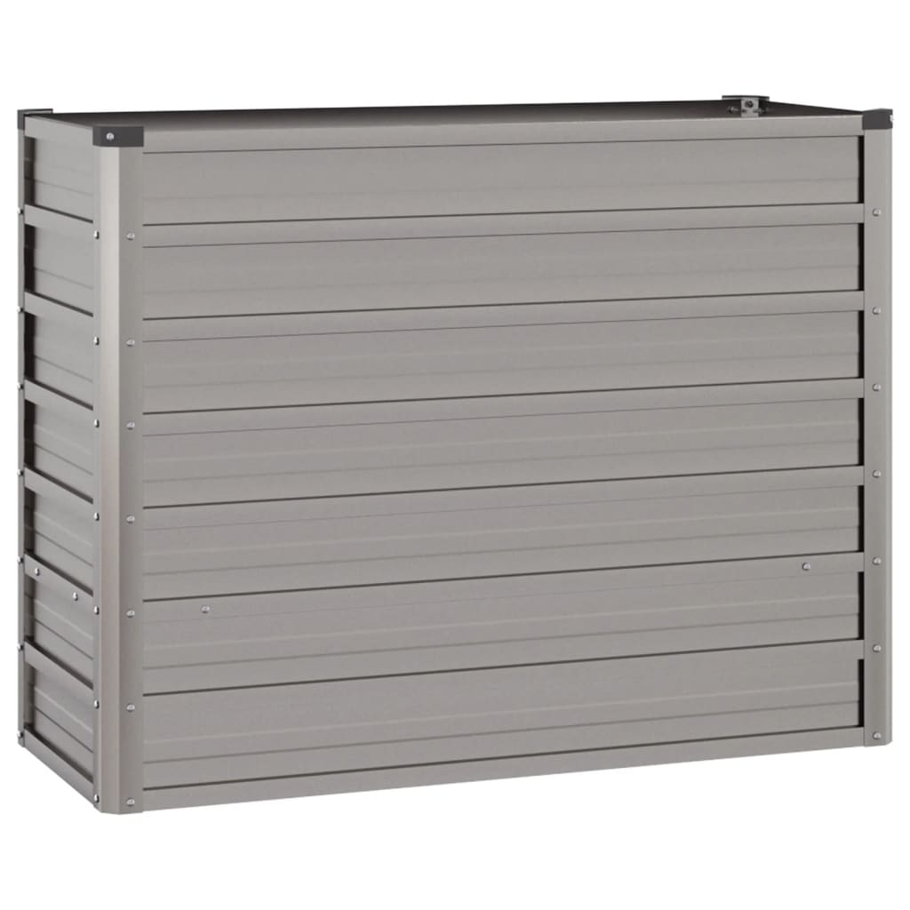 Letto Rialzato da Giardino Ruggine 100x40x77 cm Acciaio Corten - homemem39