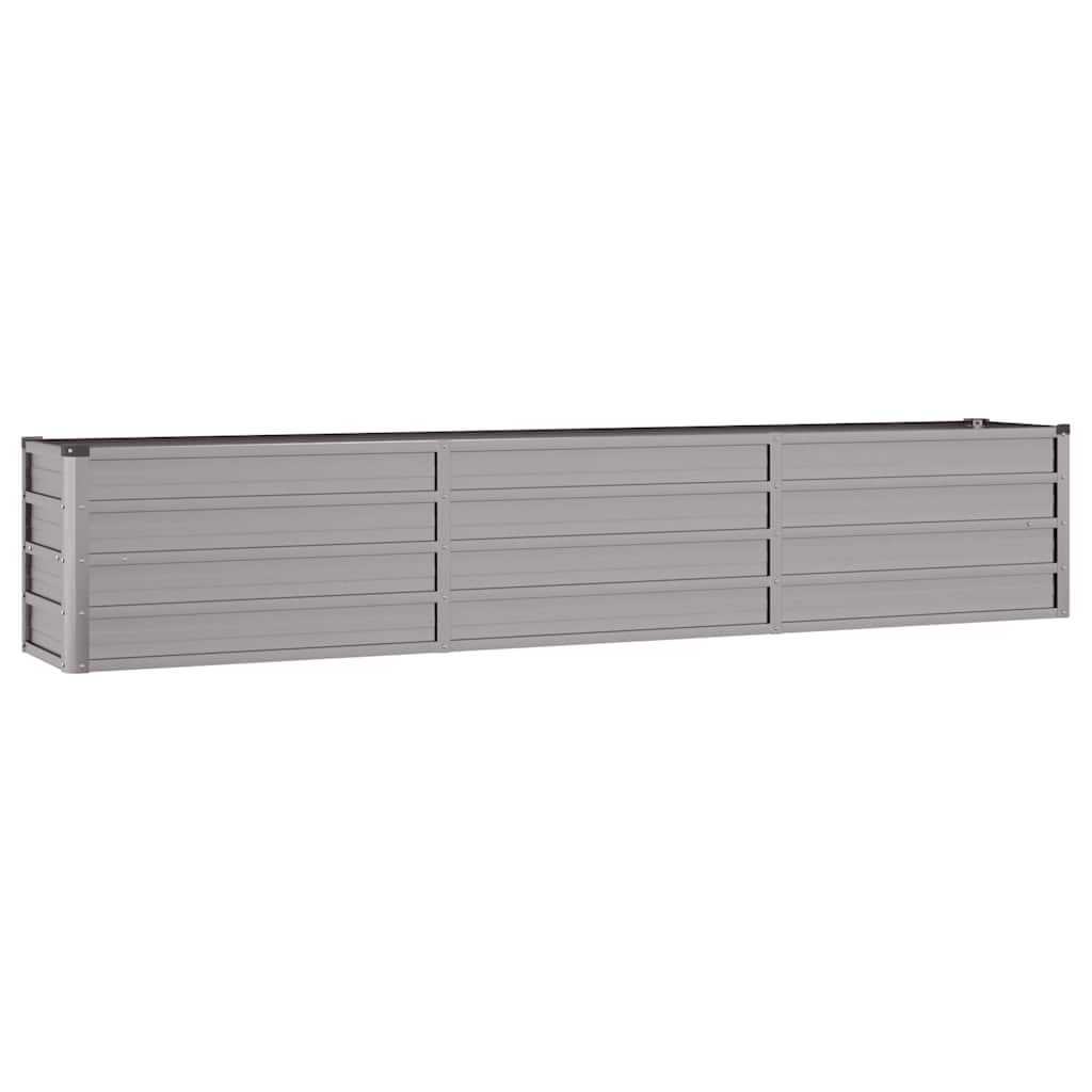 Letto Rialzato da Giardino Ruggine 240x40x45 cm Acciaio Corten | homemem39