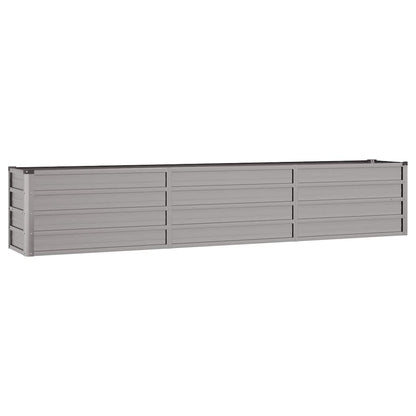 Letto Rialzato da Giardino Ruggine 240x40x45 cm Acciaio Corten | homemem39