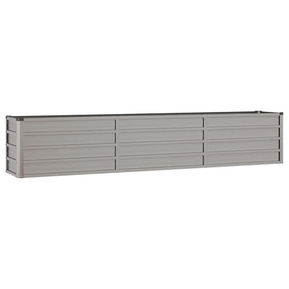 Letto Rialzato da Giardino Ruggine 240x40x45 cm Acciaio Corten - homemem39