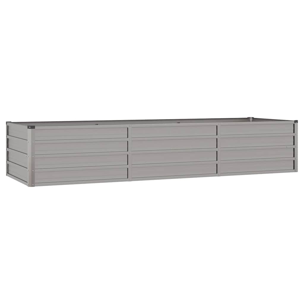 Letto Rialzato da Giardino Ruggine 240x80x45 cm Acciaio Corten | homemem39