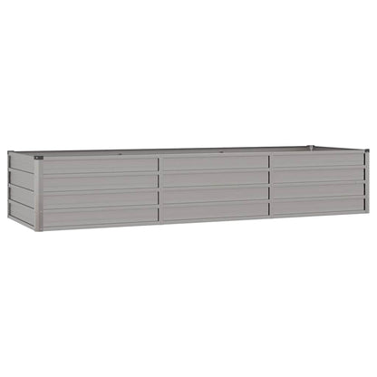 Letto Rialzato da Giardino Ruggine 240x80x45 cm Acciaio Corten | homemem39