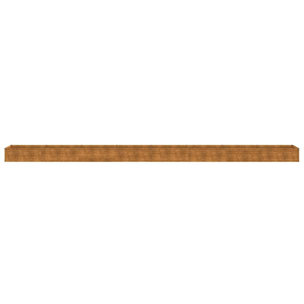 Fioriera Rialzata da Giardino 770x50x36 cm in Acciaio Corten | homemem39