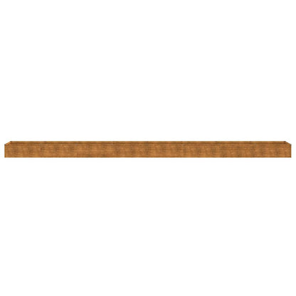Fioriera Rialzata da Giardino 770x50x36 cm in Acciaio Corten | homemem39