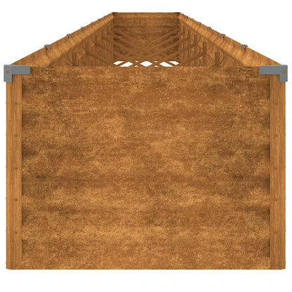 Fioriera Rialzata da Giardino 770x50x36 cm in Acciaio Corten | homemem39