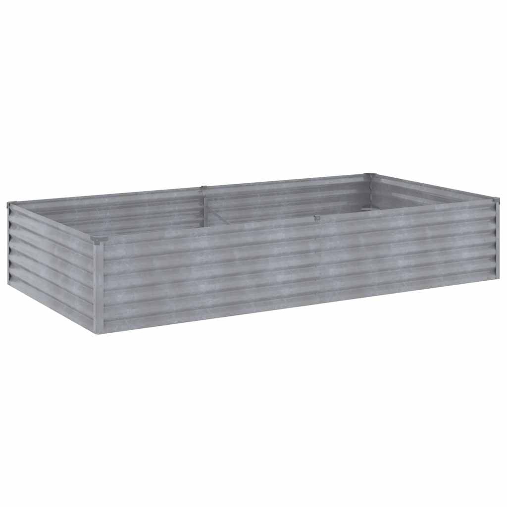 Fioriera Rialzata da Giardino 195x100x36 cm in Acciaio Corten | homemem39