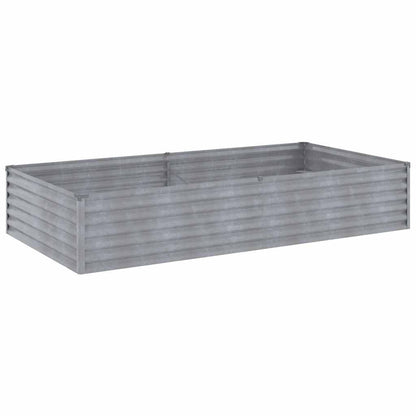 Fioriera Rialzata da Giardino 195x100x36 cm in Acciaio Corten | homemem39