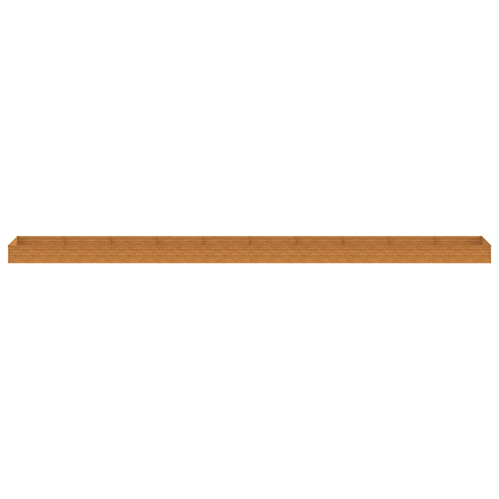 Fioriera Rialzata da Giardino 960x100x36 cm in Acciaio Corten | homemem39