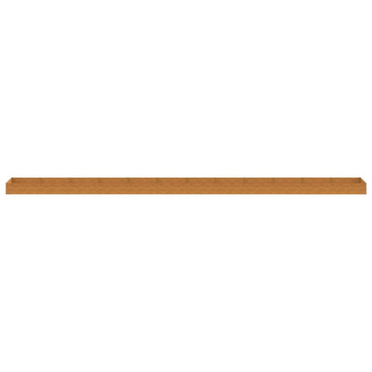 Fioriera Rialzata da Giardino 1150x100x36 cm in Acciaio Corten | homemem39
