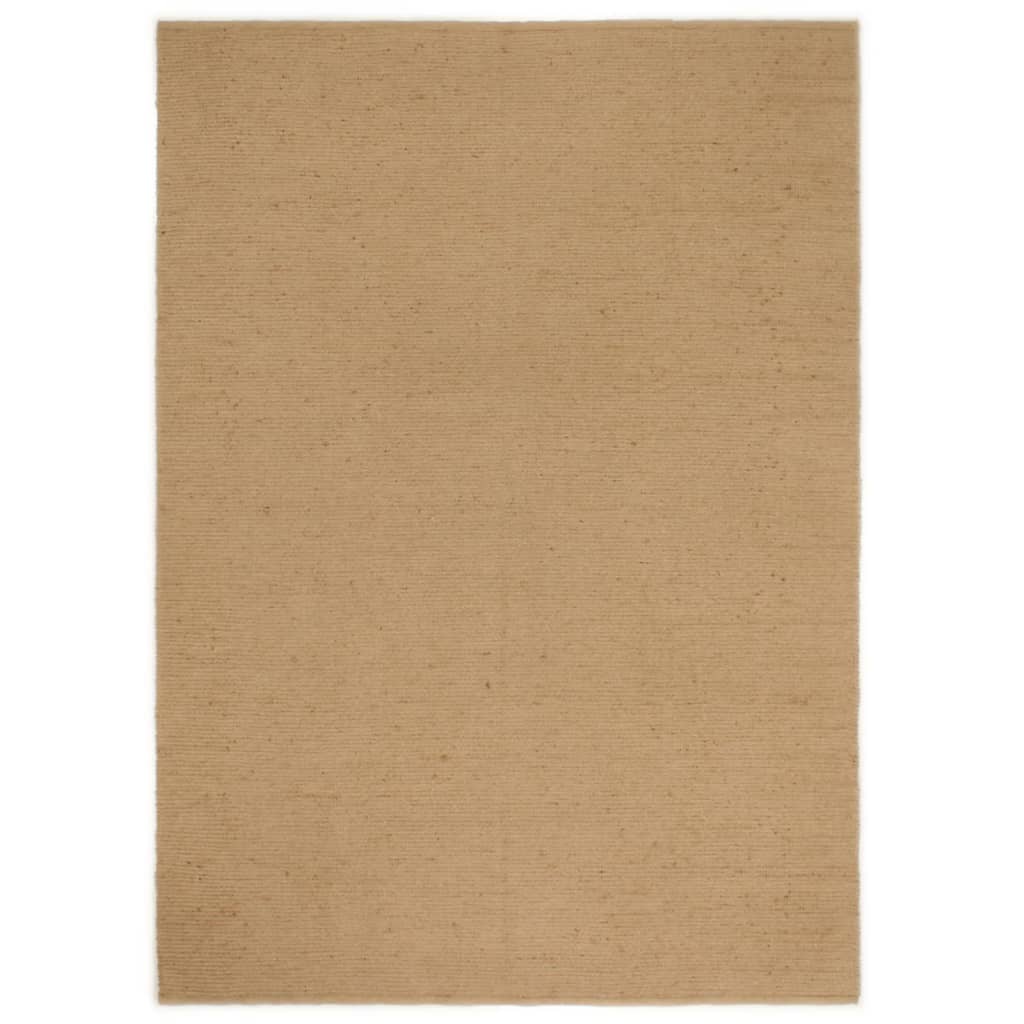 Tappeto Fatto a Mano in Bouclé 180x250 cm Iuta e Cotone